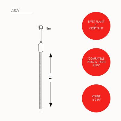  Suspension Droplight 1m 