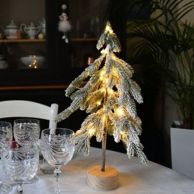  Arbre lum. Sapin poudr� IV 