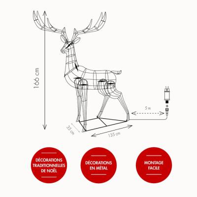  D�cor Cerf f��rique BC 
