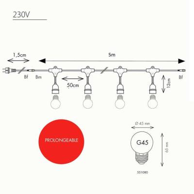  Guirl. Kit Java C.Ch G45 L:5M 
