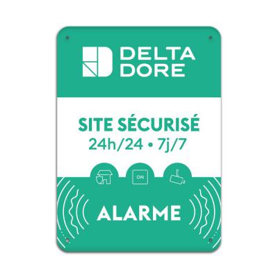  Plaque alu site s�curis� 