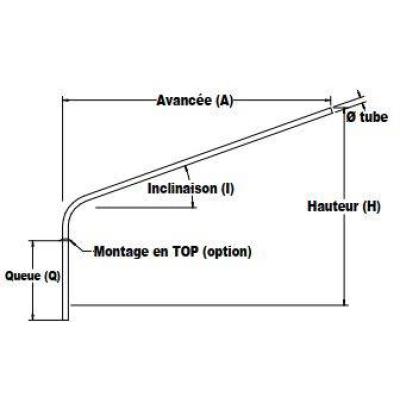 CONSOLE D49 A2000 Q350 ACIER 