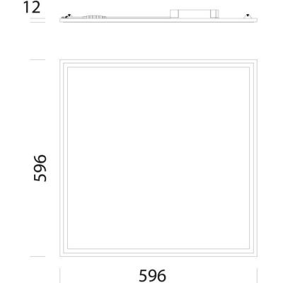  LED PANEL 842 Led 33W 3600lm 4 