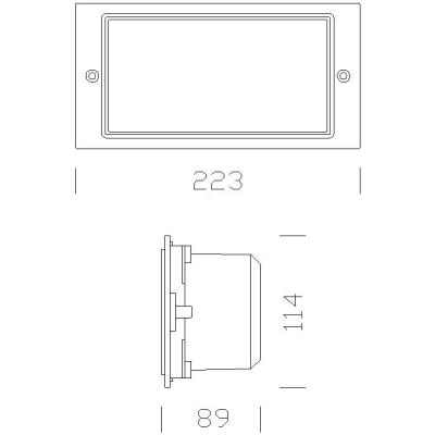  BOX 1209 Led 3W 4000K graphite 