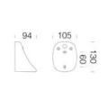  Accessoire 451 Fixation Mur/Pl 