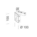  Accessoire 366 Fixation murale 