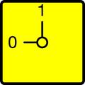  Plastron, arr�t d'urgence, jau 