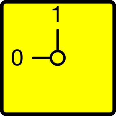  Plastron, arr�t d'urgence, jau 