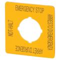  Etiquette, arr�t d'urgence, Hx 