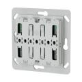  Bouton-poussoir double, radiof 