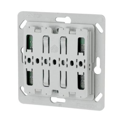  Bouton-poussoir double, radiof 