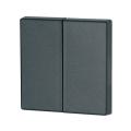  Bouton � bascule, double, anth 
