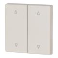  Bouton � bascule, double, cr�m 