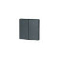  Bouton � bascule, double, anth 