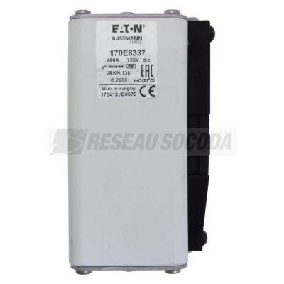  FUSE 400A 750V 2BKN/130 GR DC 
