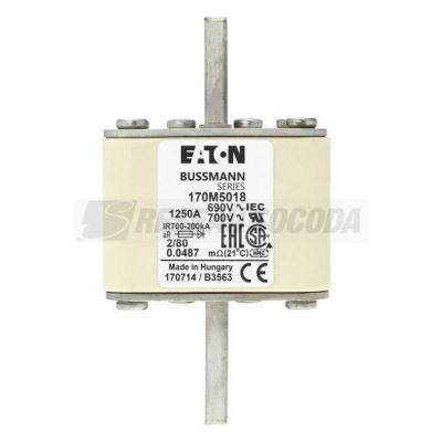  FUSE 1250A 600V 2/80 AR UC 