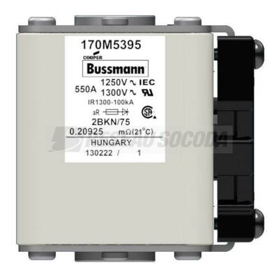  FUSE 550A 1250V 2BKN/75 AR CU 