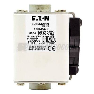  FUSE 800A 1250V 2BKN/90 AR CU 