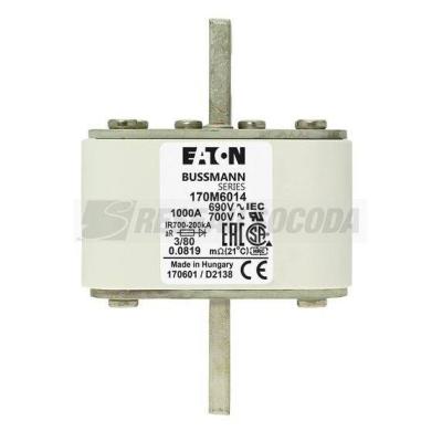  FUSE 1000A 690V 3/80 AR UC 