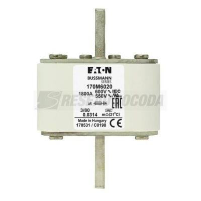  FUSE 1800A 600V 3/80 AR UR 