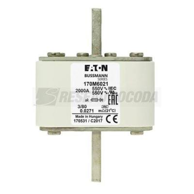  FUSE 2000A 550V 3/80 AR UR 