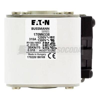  FUSE 315A 1250V 3BKN/75 AR CU 