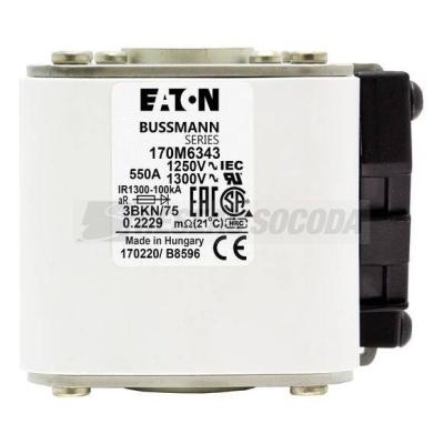  FUSE 550A 1250V 3BKN/75 AR CU 