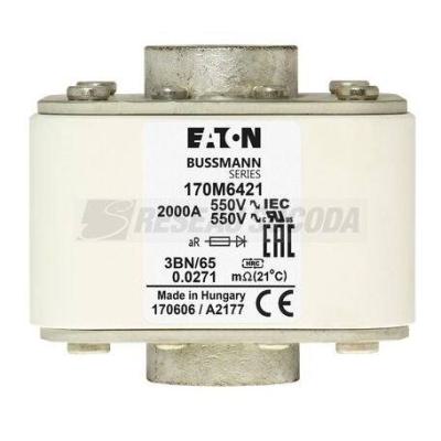  FUSE 2000A 550V 3BN/65 AR UR 