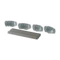  Rail DIN fixe, pour larg. 600m 