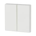  Bouton � bascule, double, cr�m 