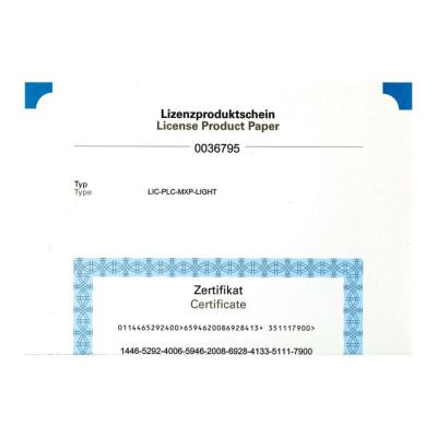  Coupon de licence pour �quipem 