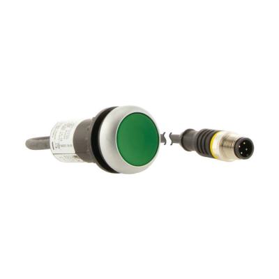  Bouton-poussoir affleurant, � 