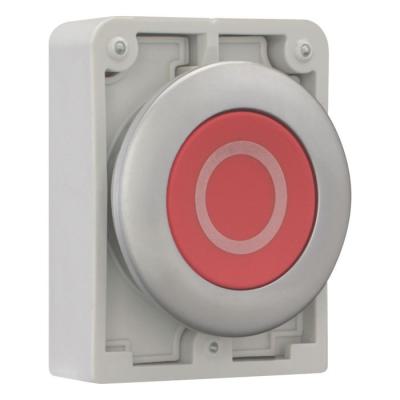  Bouton poussoir, 30mm, flush, 