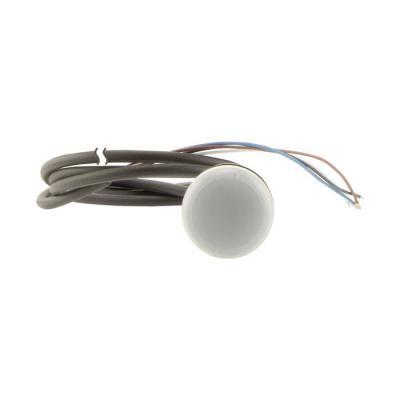  Voyant lumin.,24V,blanc,c�ble, 