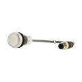  Bouton-pous.affl.,1F,blanc,0,2 