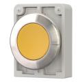  Bouton-pous.30mm affleur.jaune 