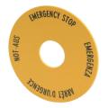  Etiquette, arr�t d'urgence, ja 