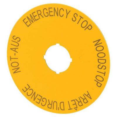  Etiquette, arr�t d'urgence, ja 