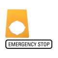  Etiquette, arr�t d'urgence, ja 