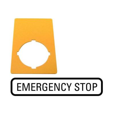  Etiquette, arr�t d'urgence, ja 