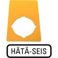  Etiquette, arr�t d'urgence, ja 