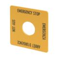  Etiquette, arr�t d'urgence, ja 