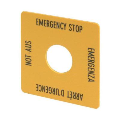  Etiquette, arr�t d'urgence, ja 