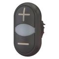  Bouton-poussoir double avec �l 