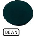  Etiquette, plate noire, DOWN 