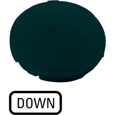  Etiquette, plate noire, DOWN 