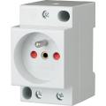  Prise modulaire, 10/16A, 250V 