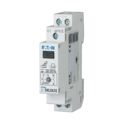  Commutateur avec LED, 230AC/DC 