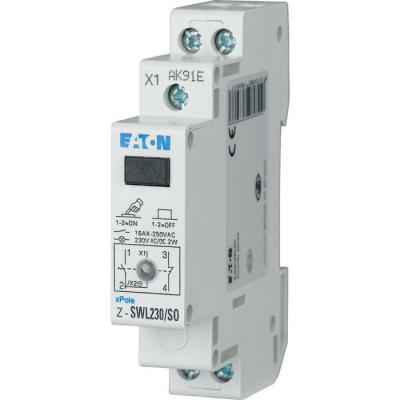  Commutateur avec LED, 230AC/DC 