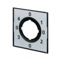  Plaque commutateur 4 positions 